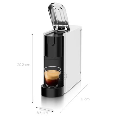 Ox-pro Beyaz Espresso Kapsül Kahve Makinesi