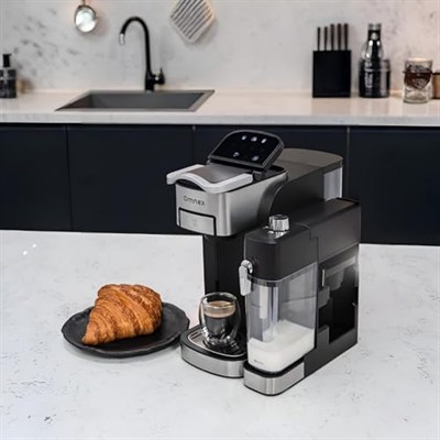 Ox-Pro2 Espresso Kahve Makinesi 20 Bar Kapsül & Öğütülmüş Kahve, Süt Köpürtücü Latte Cappuccino