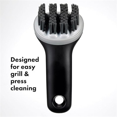 OXO 1312480 Good Grips elektrikli ızgaralar ve sandviç üreticileri için ızgara fırçası, siyah, 15 x 7,6 x 7,6 cm