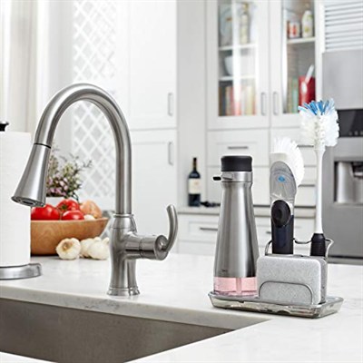 OXO Good Grips 26 x 7,6 x 7,6 cm deterjan dağıtıcılı temizleme fırçası/yıkama fırçası