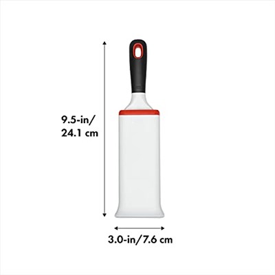 OXO - Good Grips FurLifter Kendiliğinden Temizleyen Hav Fırçası/Mobilya Fırçası - Seçenekler: Elbise fırçası, Yeniden Kullanılabilir Lint Rulo