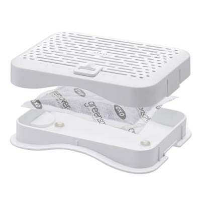 OXO Good Grips Greensaver Aktif Karbon Filtre - Gıda Saklama Kutuları için 4 Yedek Filtre
