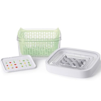 OXO Good Grips Greensaver Aktif Karbon Filtre - Gıda Saklama Kutuları için 4 Yedek Filtre