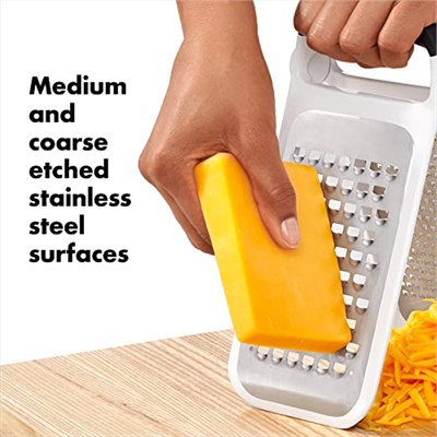 OXO Good Grips İşlenmiş Paslanmaz Çelik Çift Taraflı Rende, Peynir ve Daha Fazlası İçin - Seçenekler: İki Taraflı Rende, El Rendesi, Oyuklu El Rendesi...