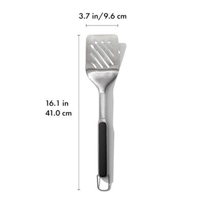 OXO Good Grips Izgara Spatulası 41 cm - Bulaşık Makinesinde Yıkanabilir Paslanmaz Çelik Tava Spatulası- Burger ve Daha Fazlası için | Fo - Seçenekler: Spatula, Izgara Fırçası, Maşa, Dijital termometre