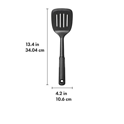OXO - Good Grips kare spatula, naylon, siyah