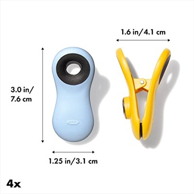 OXO - Good Grips Manyetik Klips, torba kapatıcı