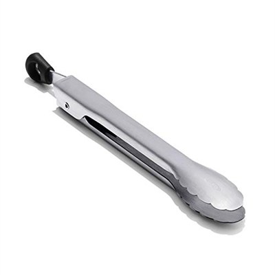 OXO - Good Grips Paslanmaz Çelik Mini Maşa 18 cm Zeytin ve Daha Fazlası İçin