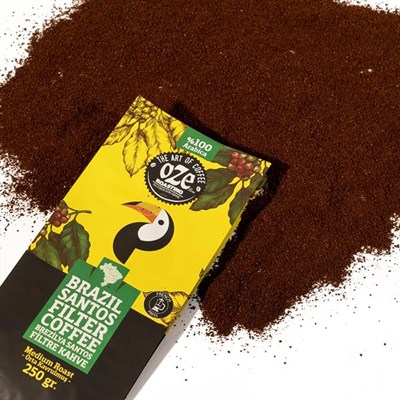 Ozeline Oze Kahve Brazil Santos Filtre Kahve 250G Çekirdek