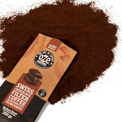 Ozeline Oze Kahve Çikolata Aromalı Filtre Kahve 250G French Press İçin Öğütülmüş