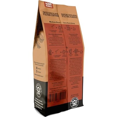 Ozeline Oze Kahve Çikolata Aromalı Filtre Kahve 250G French Press İçin Öğütülmüş