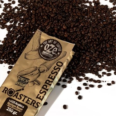 Ozeline Oze Kahve Decaf Espresso Kahve 250G Çekirdek