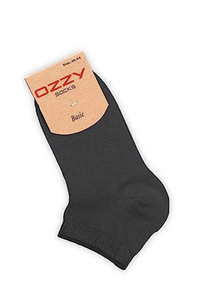 Ozzy Socks 12 Çift Bambu Erkek Dikişsiz Patik Çorap Seti - Dayanıklı Yapısı ve Doğal Konfor Koyu Renk Seçenekleriyle