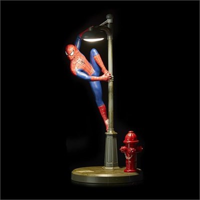 Paladone Spiderman Lamba, Örümcek Masa Lambası Lisanslı Marvel Comics Merchandise - Seçenekler: Iron Man, Modern, 31.5cm (12.4