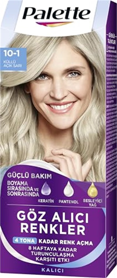 Palette Göz Alıcı Renkler 10-1 Küllü Açık Sarı