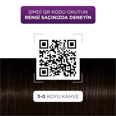 Palette Göz Alıcı Renkler 3-0 Koyu Kahve Saç Boyası