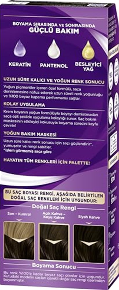 Palette Göz Alıcı Renkler 3-0 Koyu Kahve Saç Boyası