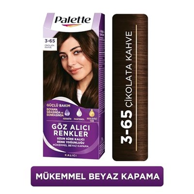 Palette Yoğun Saç Boyası 3.65 Çikolata Kahve