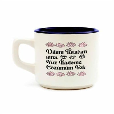 PALTO TASARIM Dilimi Tutarım Ama Yüz İfademe Çözümüm Yok Beyaz Venüs Kupa - Hediye Seramik Kupa