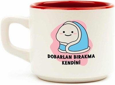 PALTO TASARIM Dobarlan Bırakma Kendini Beyaz Venüs Kupa - Hediye Seramik Kupa