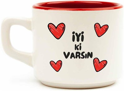 PALTO TASARIM İyi Ki Varsın! Beyaz Venüs Kupa - Hediye Seramik Kupa