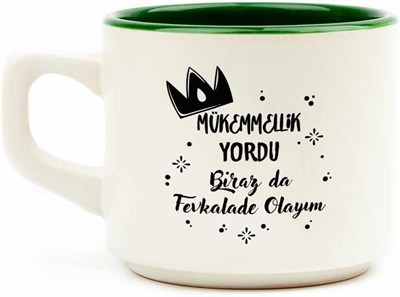 PALTO TASARIM Mükemmellik Yordu Biraz Da Fevkalade Olayım Beyaz Venüs Kupa - Hediye Seramik Kupa