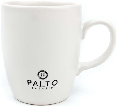 PALTO TASARIM Nah! Krem Oval Kupa - Hediye Seramik Kupa