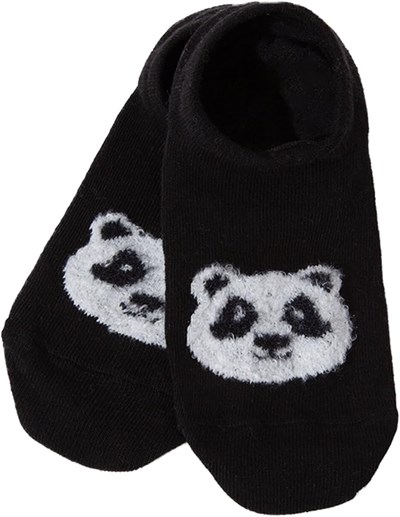 Panda Baskılı Siyah Babet Çorabı 1912778-900