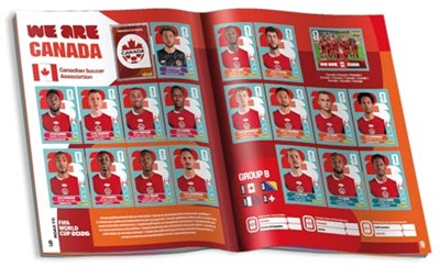 Panini Çıkartma albümü FIFA Dünya Kupası 2026, çok renkli
