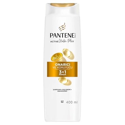 PANTENE Onarıcı & Koruyucu 3ü 1 Arada Şampuan 400 ml - Seçenekler: Standart 3lü paket, Standart