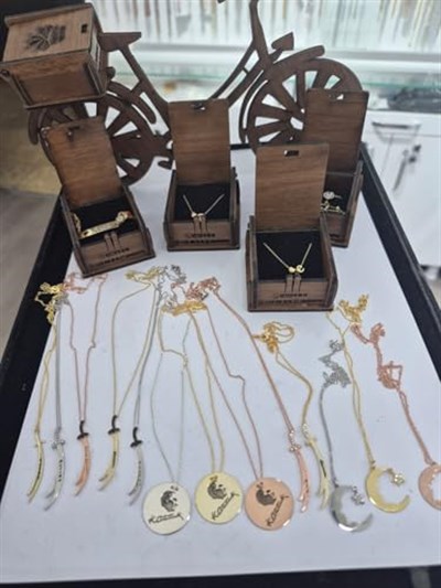 Papatya Silver 925 Ayar Gümüş Gold Kaplama Zülfikar Kılıcı Kolye