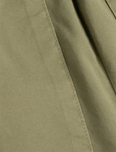 Paraşüt Pantolon Pamuklu Beli Lastikli Cepli - Parachute Jean
