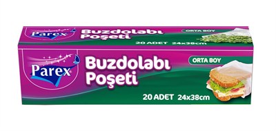 Parex Buzdolabı Poşeti Orta Boy
