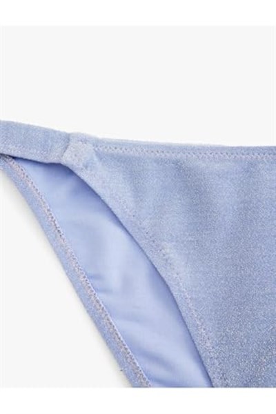 Parıltılı Slip Bikini Altı Astarsız