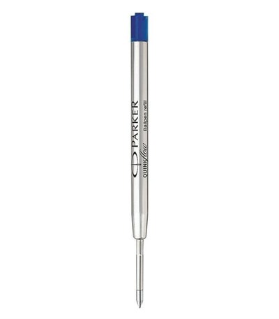 Parker 1950371 Quinkflow Tükenmez Kalem Yedeği, Orta Kalınlıkta Uç, Mavi - Seçenekler: 1 - paket, 1 - paket 2li paket, Medium Nib