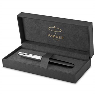 Parker 51 Siyah CT, Dolma Kalem, F uç - Seçenekler: 0.5mm, 1 stück (1er Pack), Parker 51, İnce Uç/Parker 51