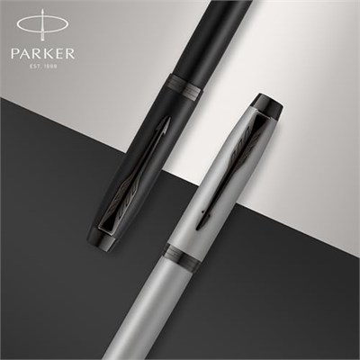 Parker IM Mat Metalik Siyah BT, Dolma Kalem - Seçenekler: 1 stück (1er Pack), Normal