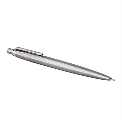 Parker Jotter basmalı kurşun kalem, paslanmaz çelik, krom süslemeli, 0,5 mm, HB #2, hediye kutusu