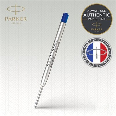 PARKER Pk Tükenmez Kalem Refill, Bls, B Uç, Mavi - Seçenekler: pack of 6, Breiter Spitze, Orta Kalın Uç, 6lı paket...