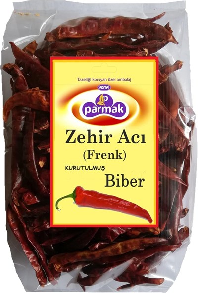 parmak Çok Acı Kurutulmuş Biber 250 gr