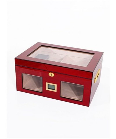 Parmida Humidor/Puro Saklama Kutusu Kırmızı 0143