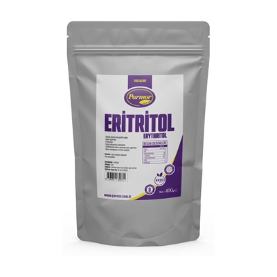 PARMOR Eritritol/Erythritol - Toz Tatlandırıcı 400 g - Keto/Ketojenik/Vegan Diyete Uygundur.