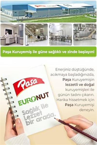 Paşa Çiğ Karışık Kuruyemiş, Kapaklı Teneke Kutu, 2x150 gr, Badem, Fındık, Kaju, Kuru Üzüm ve Turna Yemişi