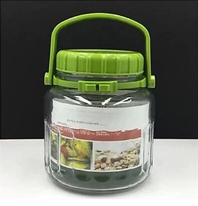 Pasabahce 1118504 Hasat Kavanozu 2 Litre Kapasiteli, Yeşil
