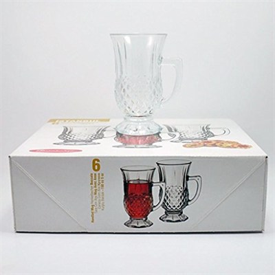 Paşabahçe 55671G00 Istanbul Kulplu Fincan Kupa 6Lı 155 Cc