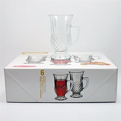 Paşabahçe 55671G00 Istanbul Kulplu Fincan Kupa 6Lı 155 Cc