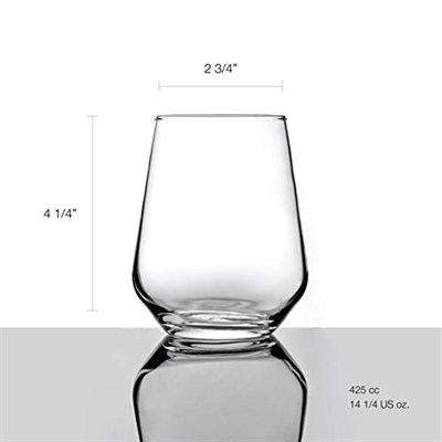 Pasabahce Allegra 6lı set, şarap, meyve suyu, su, viski, 425 ml