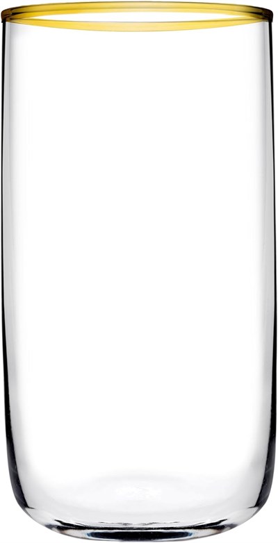 PAŞABAHÇE Golden Touch Meşrubat Bardağı - 6lı Şeffaf - Seçenekler: Modern, Klasik
