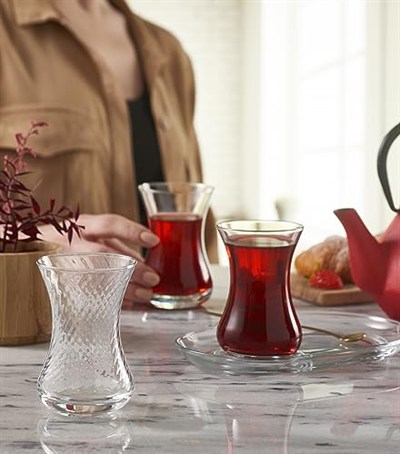 Paşabahçe INCEBELLI ÇAY BARDAĞI 125 CC 6LI PENCERELİ KUTU