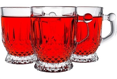 Paşabahçe İstanbul Kulplu Çay Bardağı, 6lı